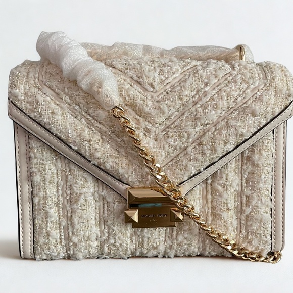 NWT, Michael Kors Whitney Medium Tweed, Shoulder Bag - Picture 1 of 8